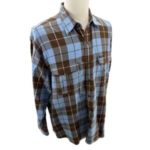 Guess Jeans USA Flannel Shirt Mens Long Sleeve Plaid‎ 2XL